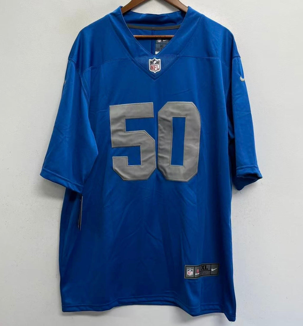 Any name & Number Detroit Lions Official NFL Nike customized alternate jersey