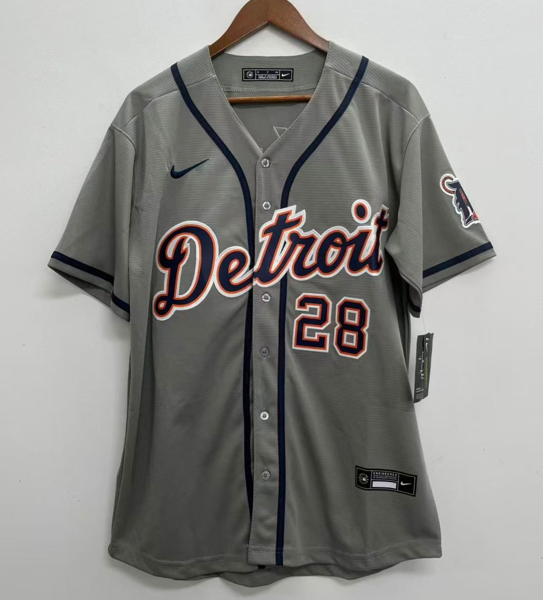 Javier Báez Detroit Tigers Jersey gray