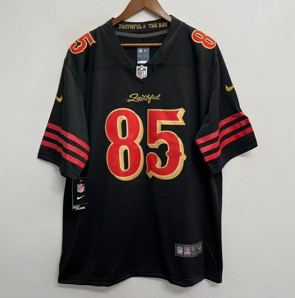 George Kittle San Francisco 49ers YOUTH KIDS Official NFL Nike 2025 Rivalries Collection Jersey
