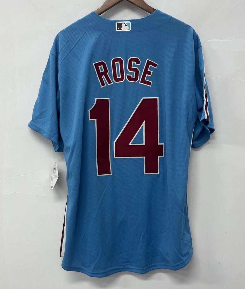Pete Rose Philadelphia Phillies Official MLB Jersey Majestic