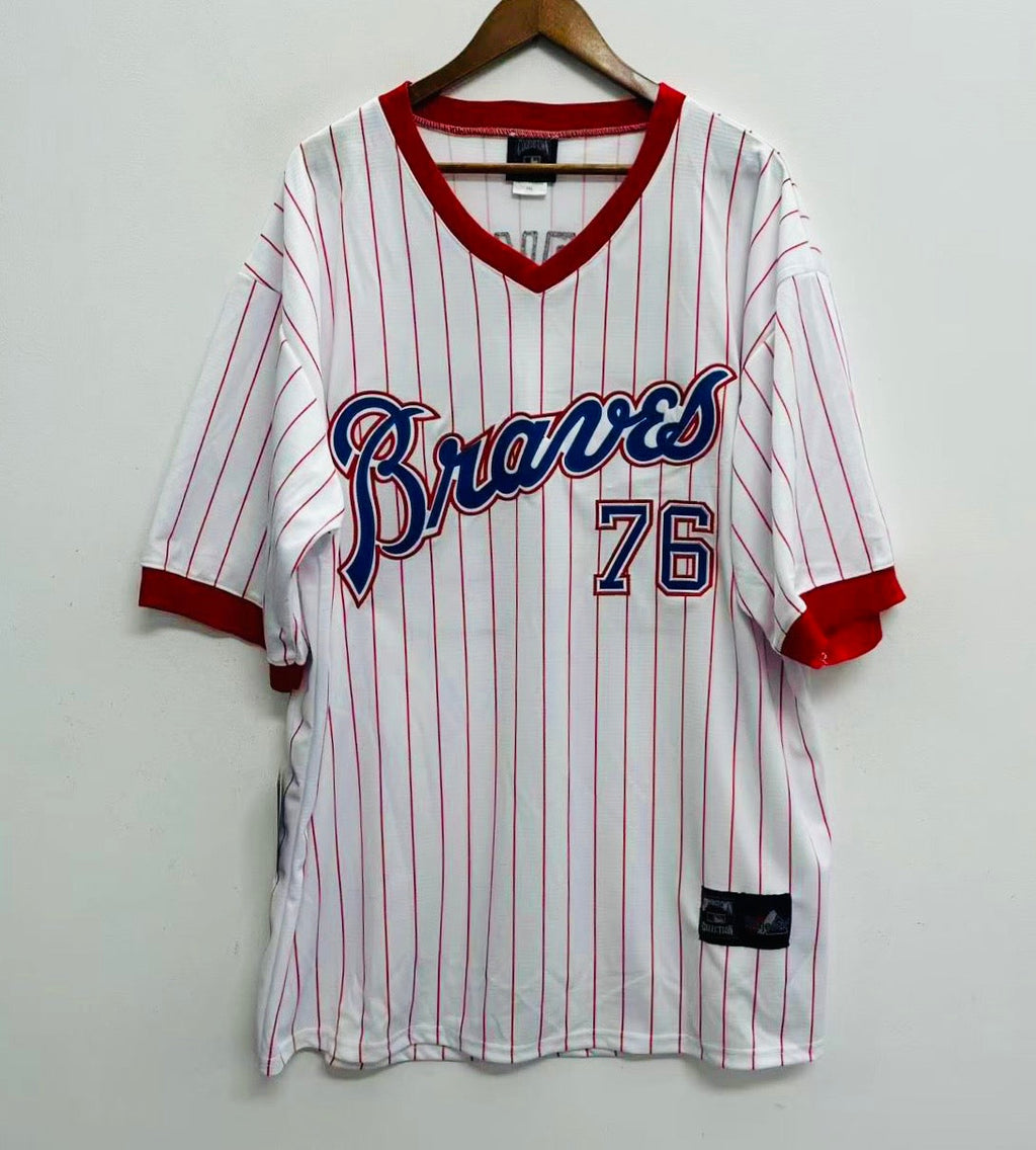 Any name & Number Custom 1976 Atlanta Braves Official MLB Majestic Jersey