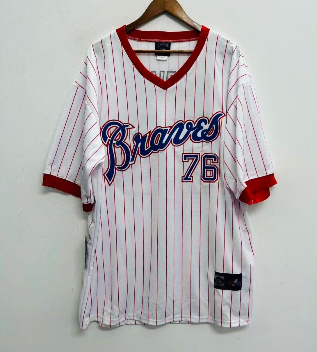 Any name & Number Custom 1976 Atlanta Braves Official MLB Majestic Jersey