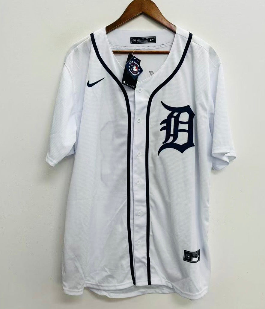 Javier Báez Detroit Tigers Official MLB Nike Jersey white