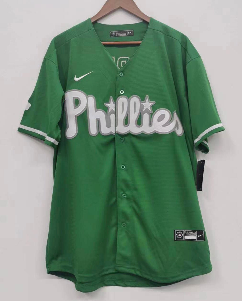Bryce Harper Philadelphia Phillies Green St. Patrick’s Day Nike Jersey