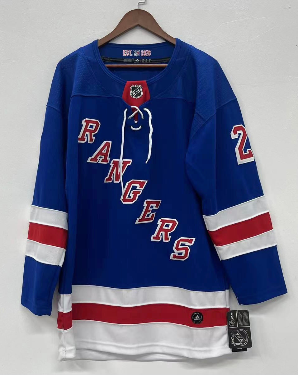 Adam Fox New York Rangers Official NHL Adidas Jersey Blue