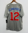 Kyle Schwarber Chicago Cubs Official MLB Majestic Jersey Gray