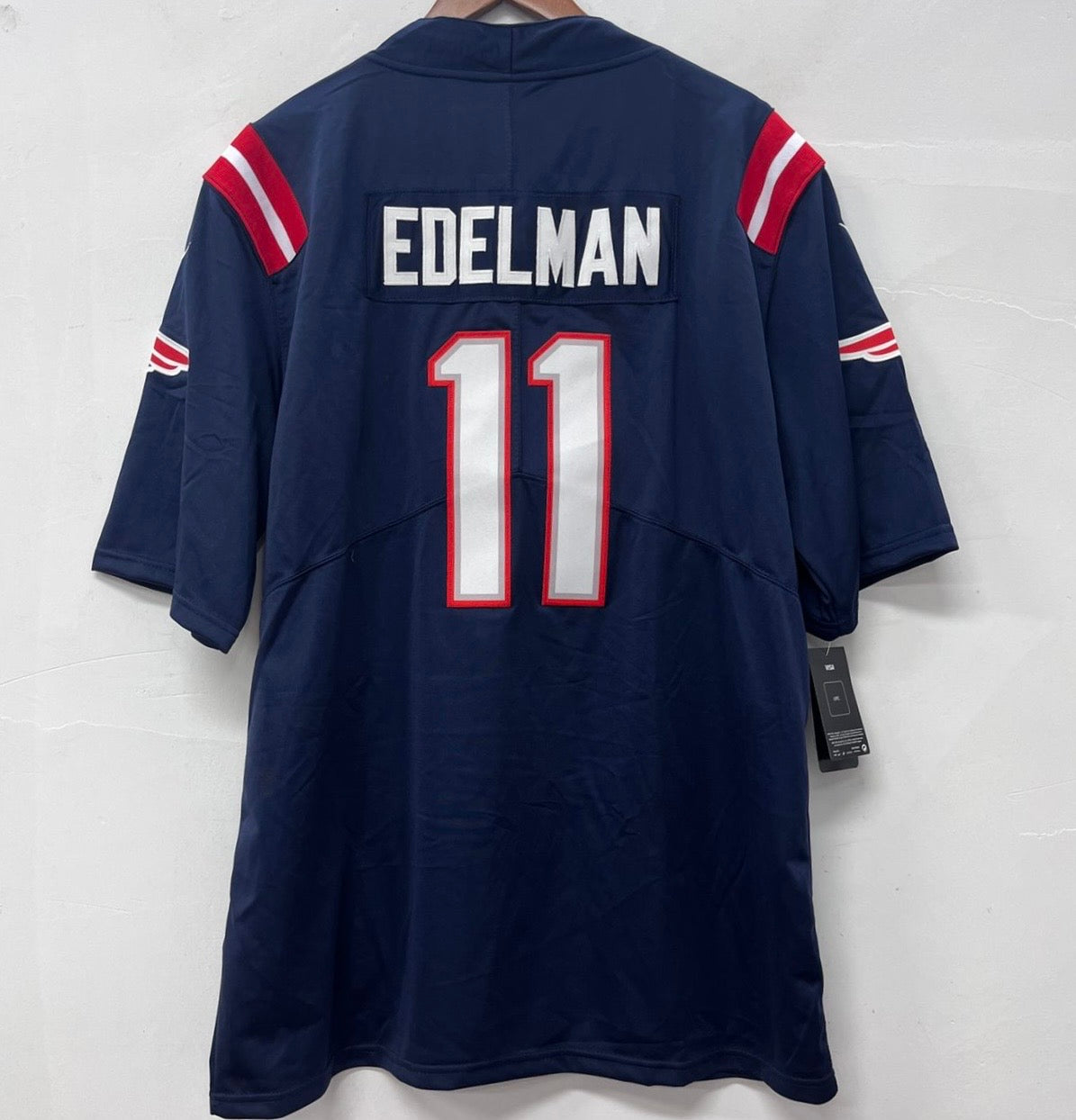 Julian Edelman New England Patriots Official NFL Nike Jersey blue