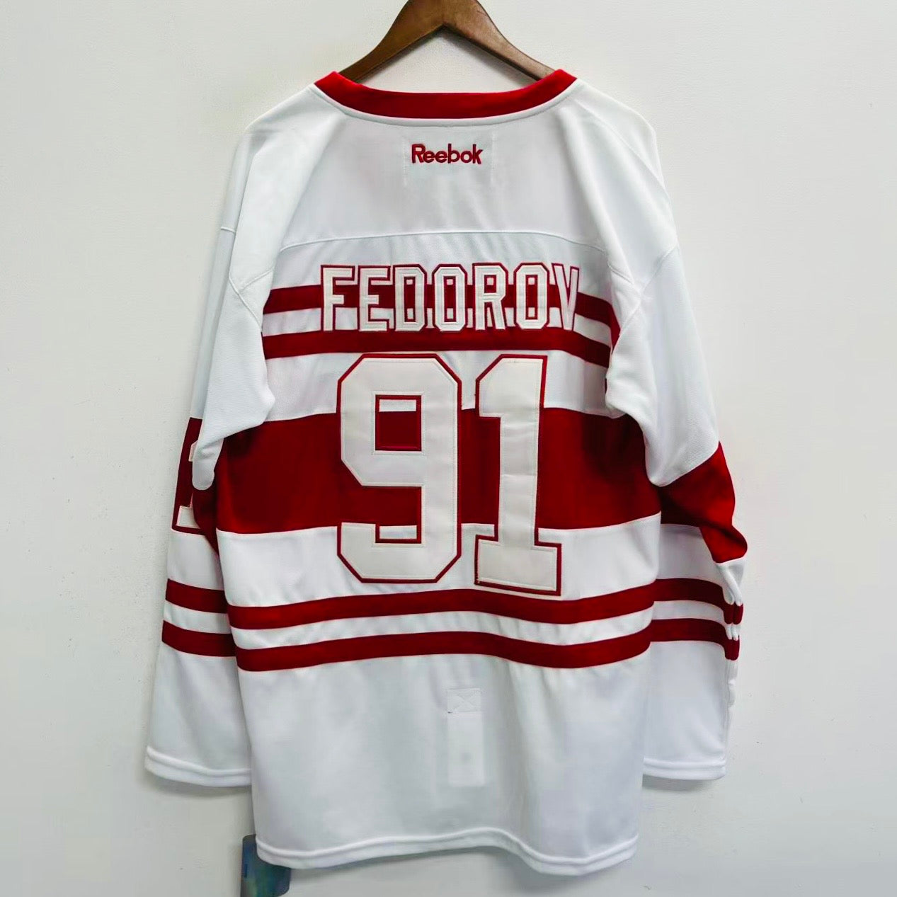 Sergei Fedorov Detroit Red Wings Official NHL Reebok Jersey