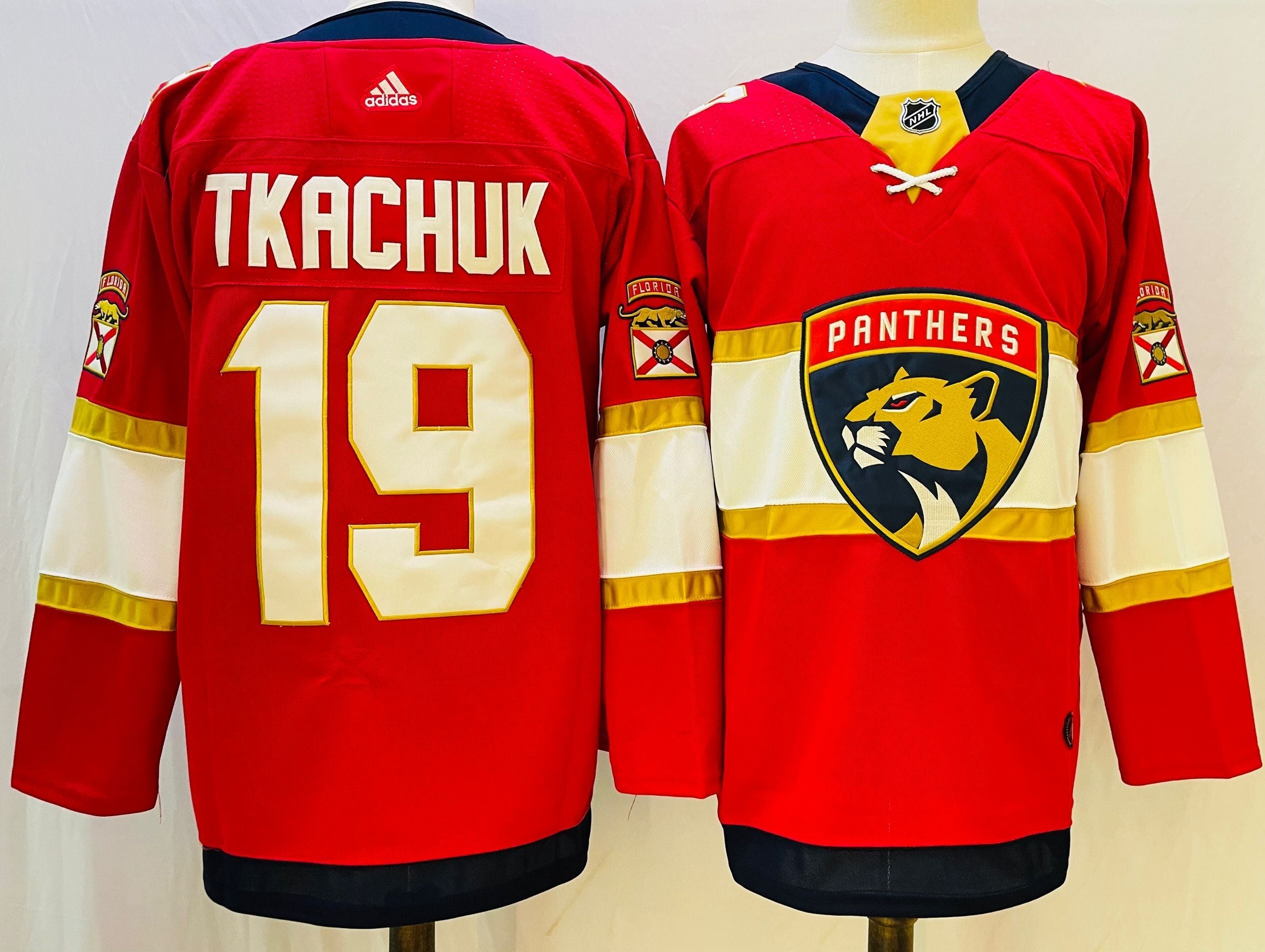 Matthew Tkachuk YOUTH Florida Panthers Official NHL Jersey red