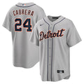 Miguel Cabrera Detroit Tigers Official MLB Nike Jersey Gray
