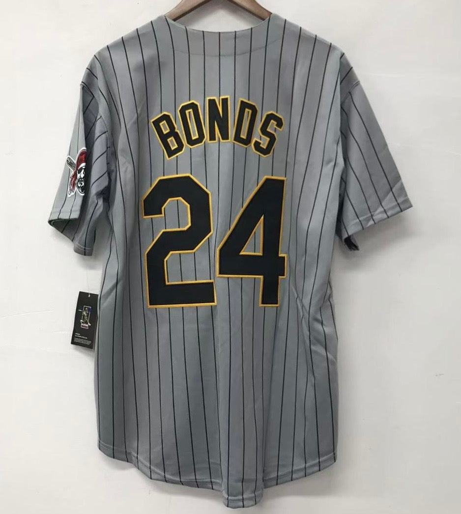 Barry Bonds Pittsburgh Pirates Official MLB Jersey Majestic Pinstripes