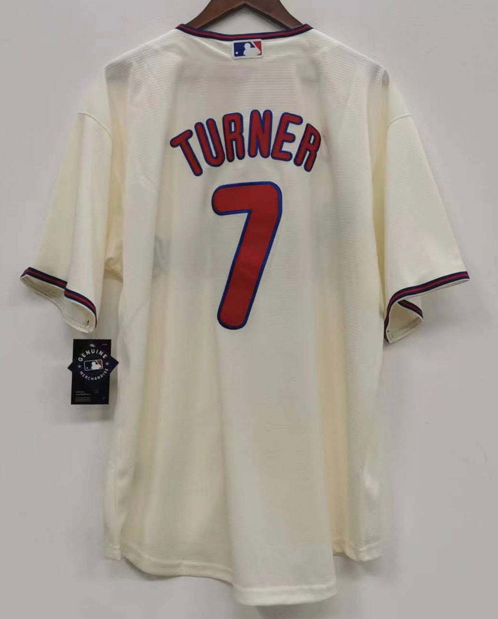 Trea Turner Philadelphia Phillies Official MLB Nike Jersey cream