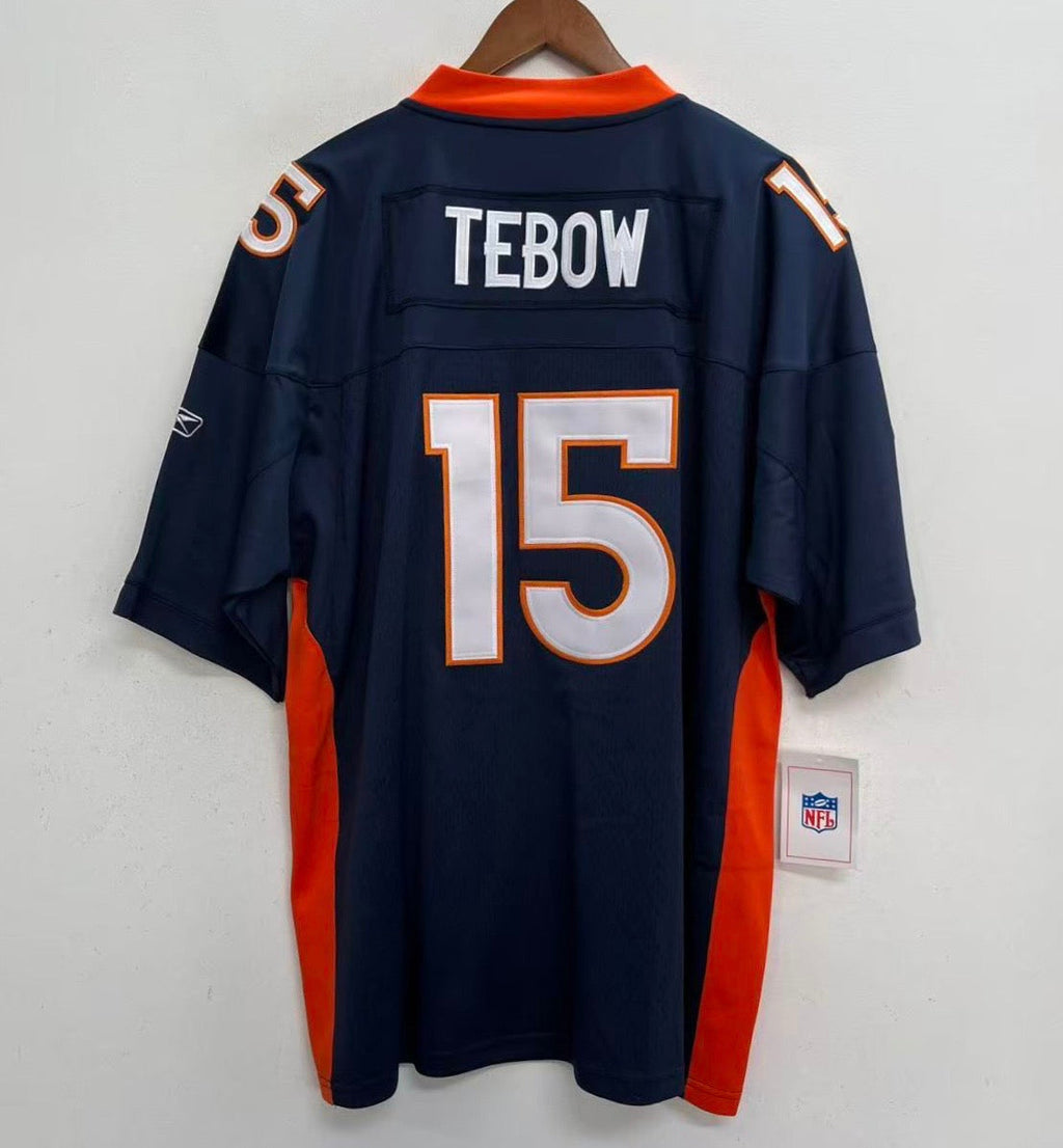 Tim Tebow Denver Broncos Official NFL Reebok Jersey blue