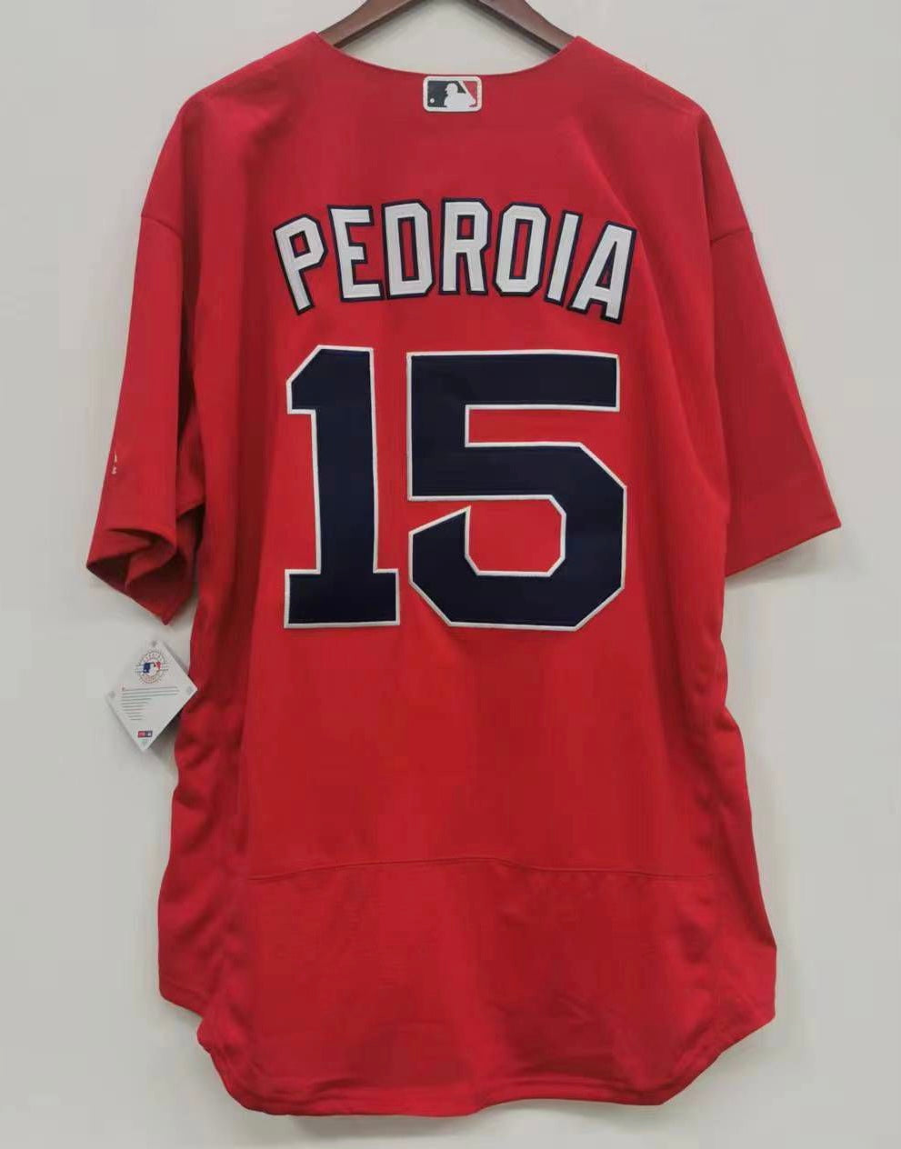 Dustin Pedroia Boston Red Sox Official MLB Majestic Jersey