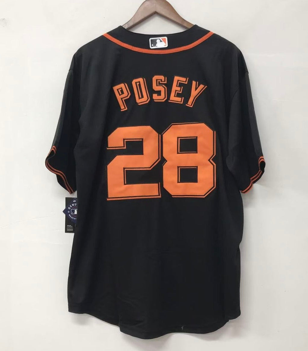 Buster Posey San Francisco Giants Official MLB Nike Jersey black