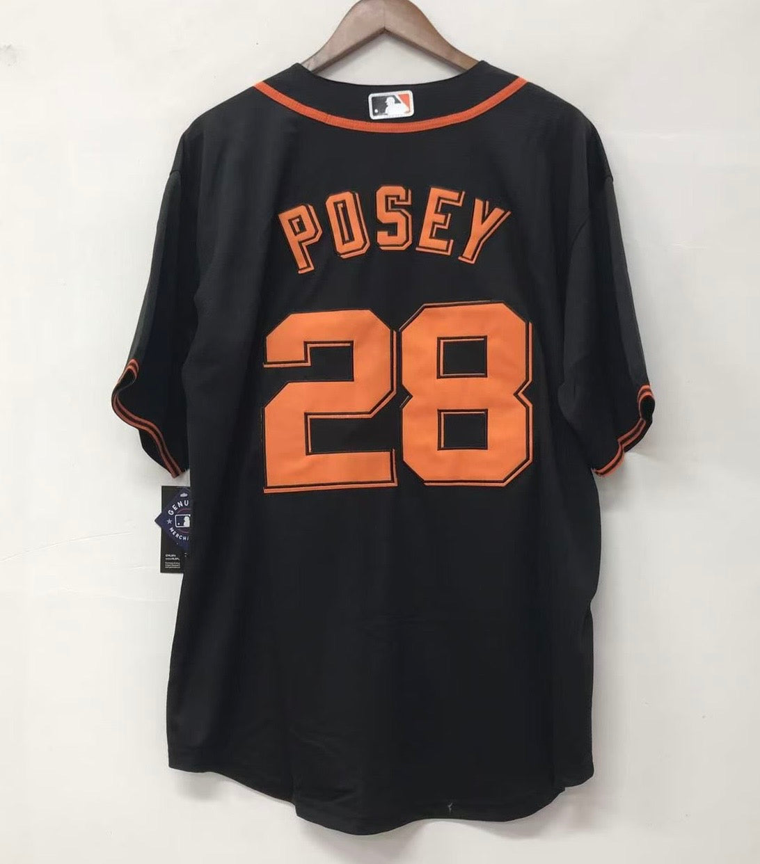 Buster Posey San Francisco Giants Official MLB Nike Jersey black