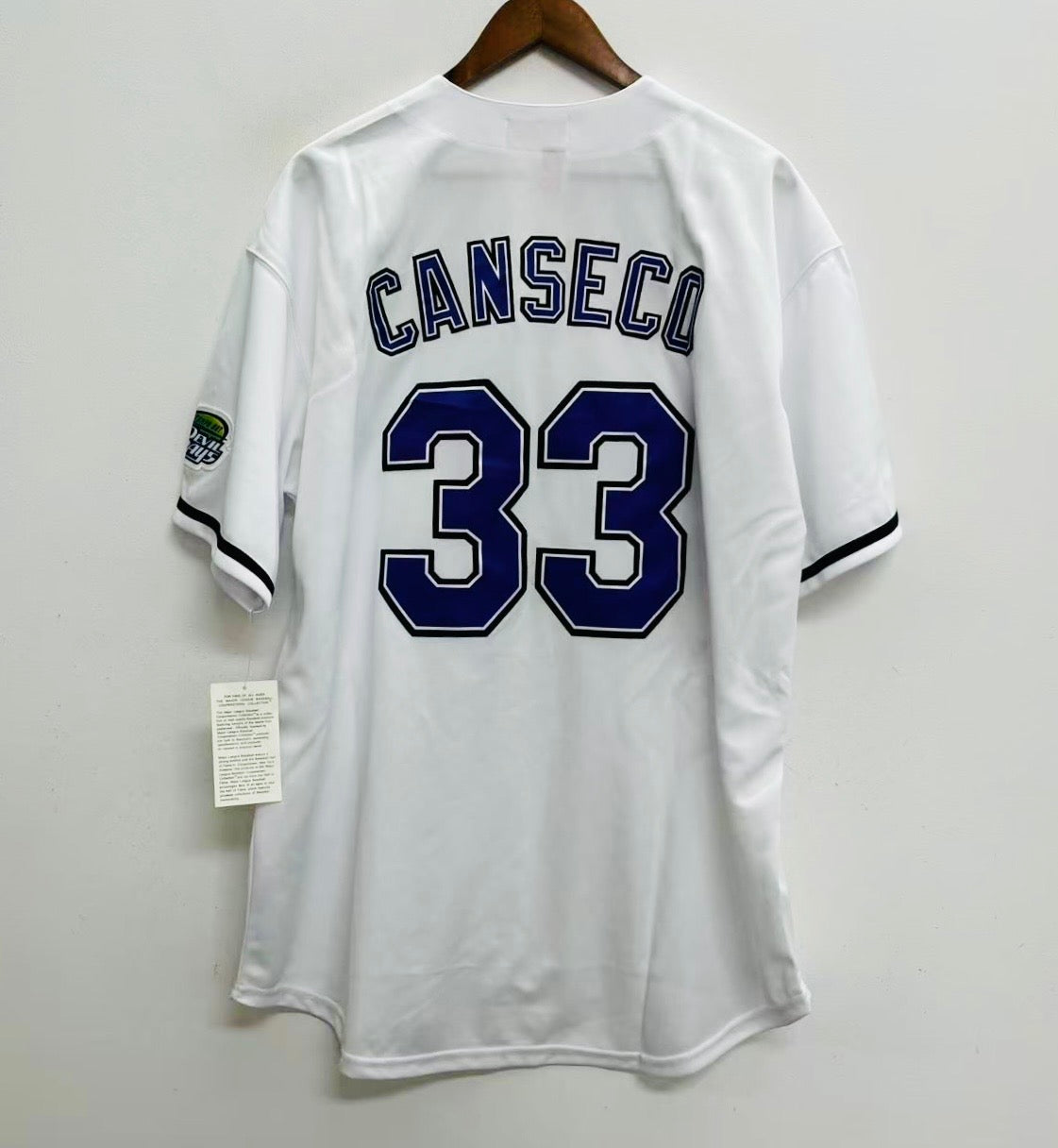 Jose Canseco Tampa Bay Devil Rays Jersey Mitchell & Ness