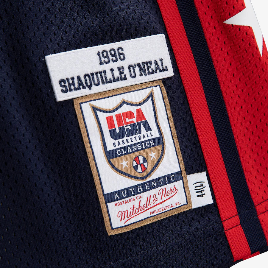 Shaquille O’Neal 1996 USA Olympic Basketball  Jersey Mitchell & Ness
