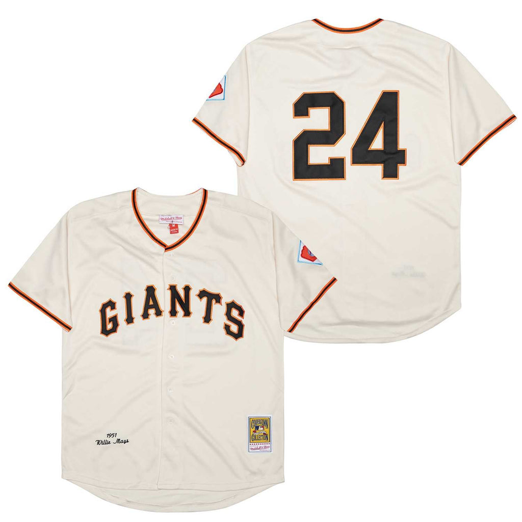 Willie Mays San Francisco New York Giants Official MLB  Jersey Mitchell & Ness