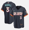 Jackson Merrill YOUTH KIDS San Diego Padres Official MLB Nike City Connect Limited Jersey