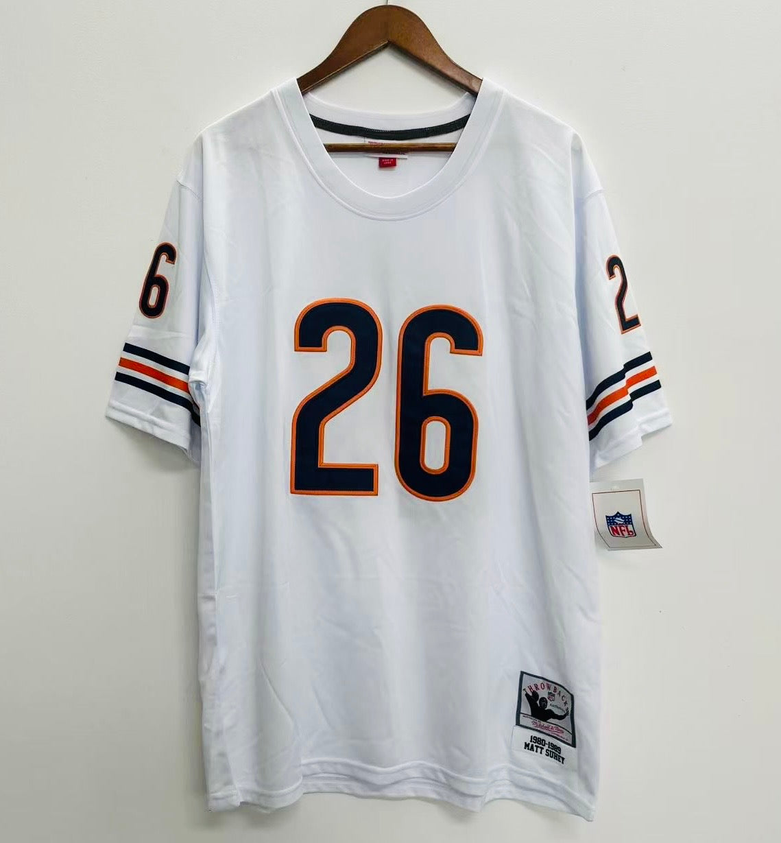 Matt Suhey Chicago Bears NFL Mitchell & Ness Jersey white