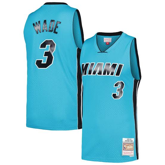 Dwyane Wade Miami Heat Official NBA Mitchell & Ness Jersey