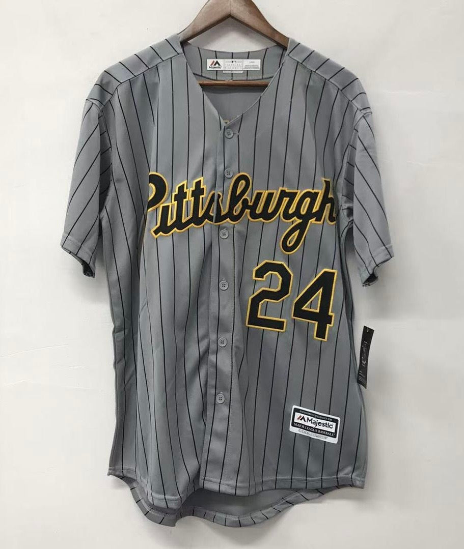 Barry Bonds Pittsburgh Pirates Official MLB Jersey Majestic Pinstripes