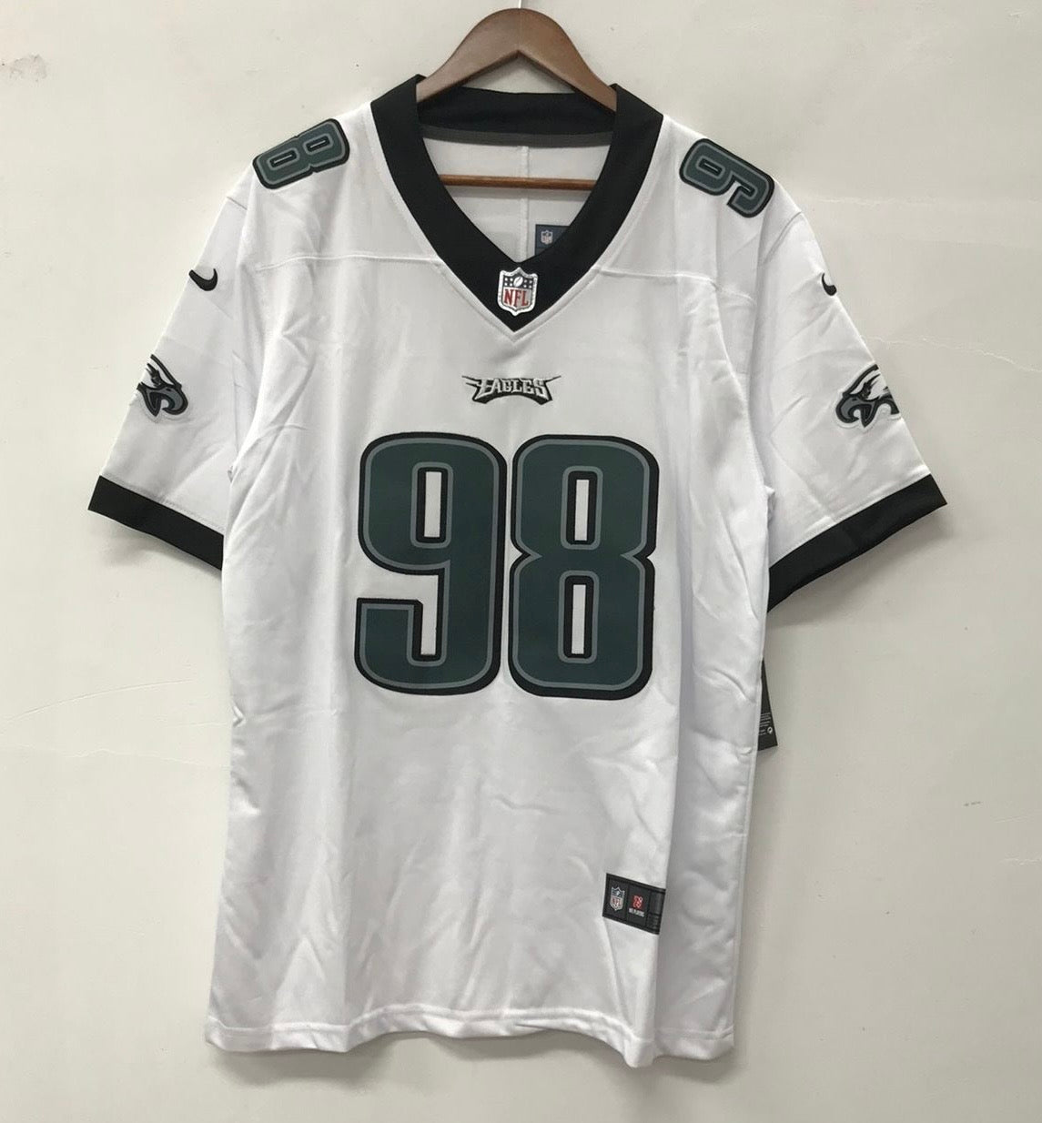 Jalen Carter Philadelphia Eagles official Nike NFL Jersey white