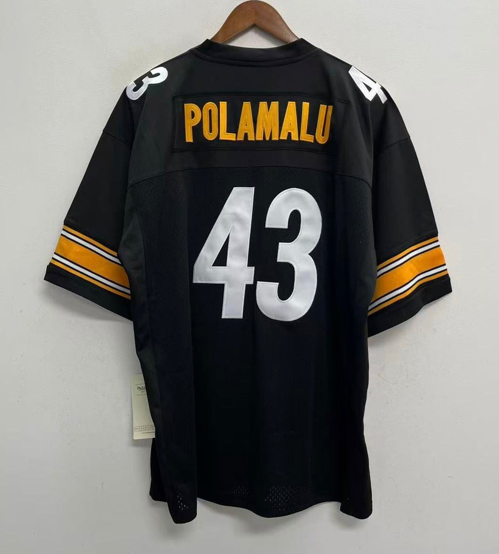 Troy Polamalu Pittsburgh Steelers 2007 Official NFL Mitchell & Ness Jersey
