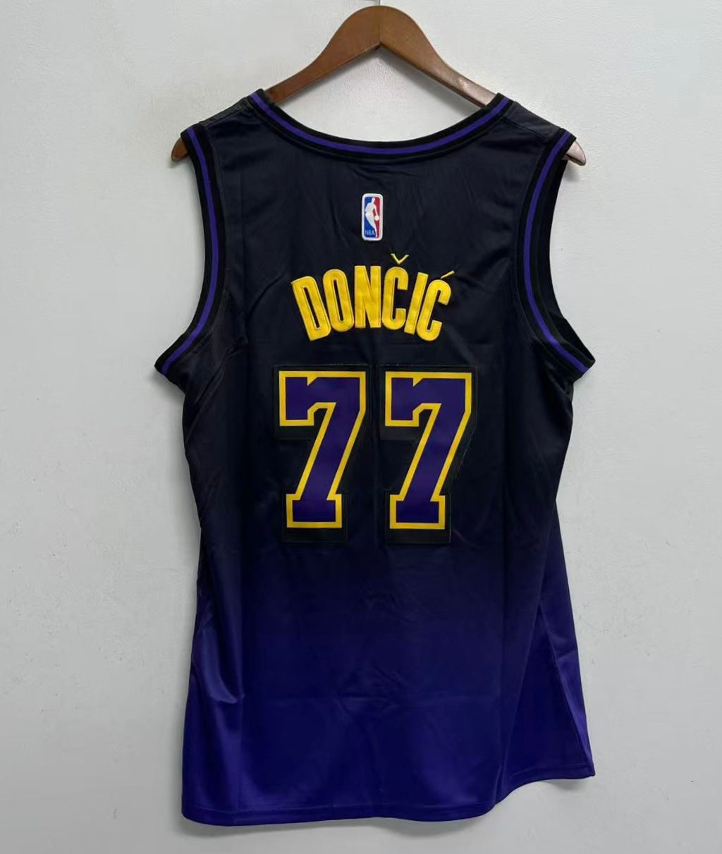 Luca Doncic Los Angeles Lakers Lake Show Official NBA Nike Jersey