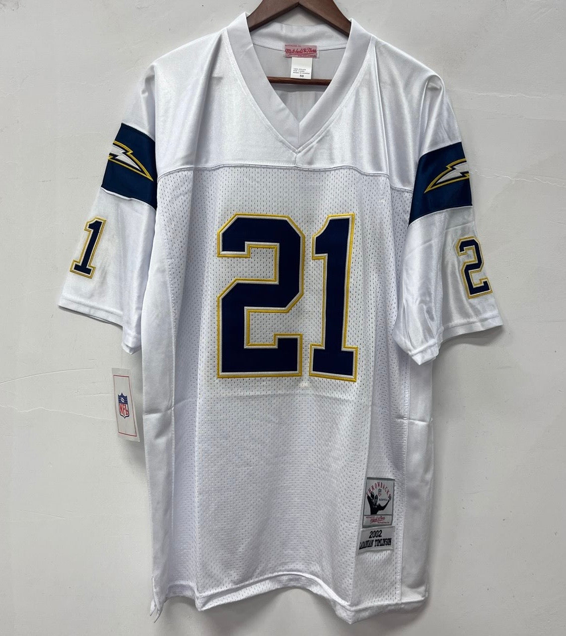 Ladainian Tomlinson San Diego Chargers Official NFL Jersey Mitchell & Ness white