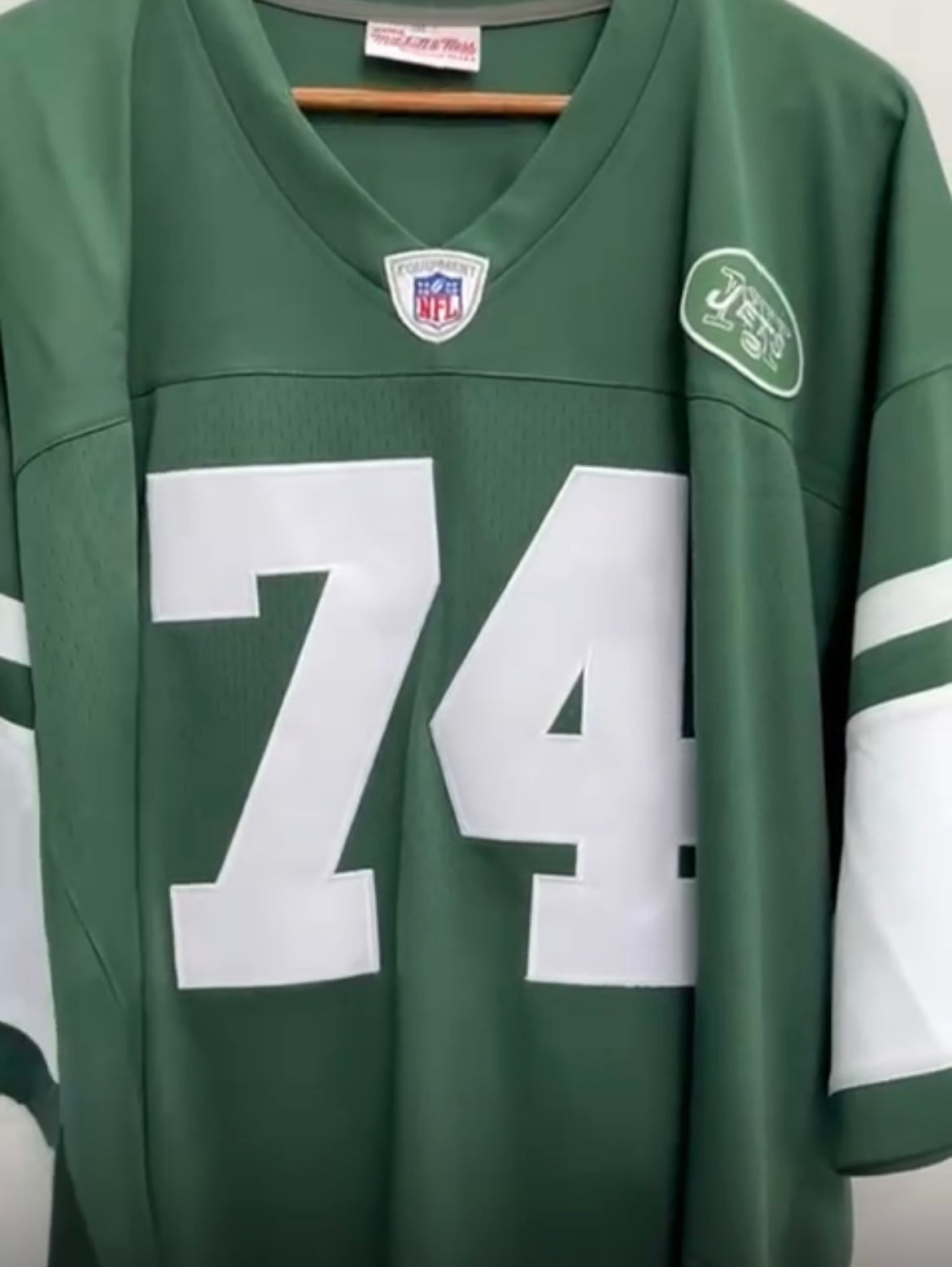 Nick Mangold New York Jets Official NFL Mitchell & Ness Jersey