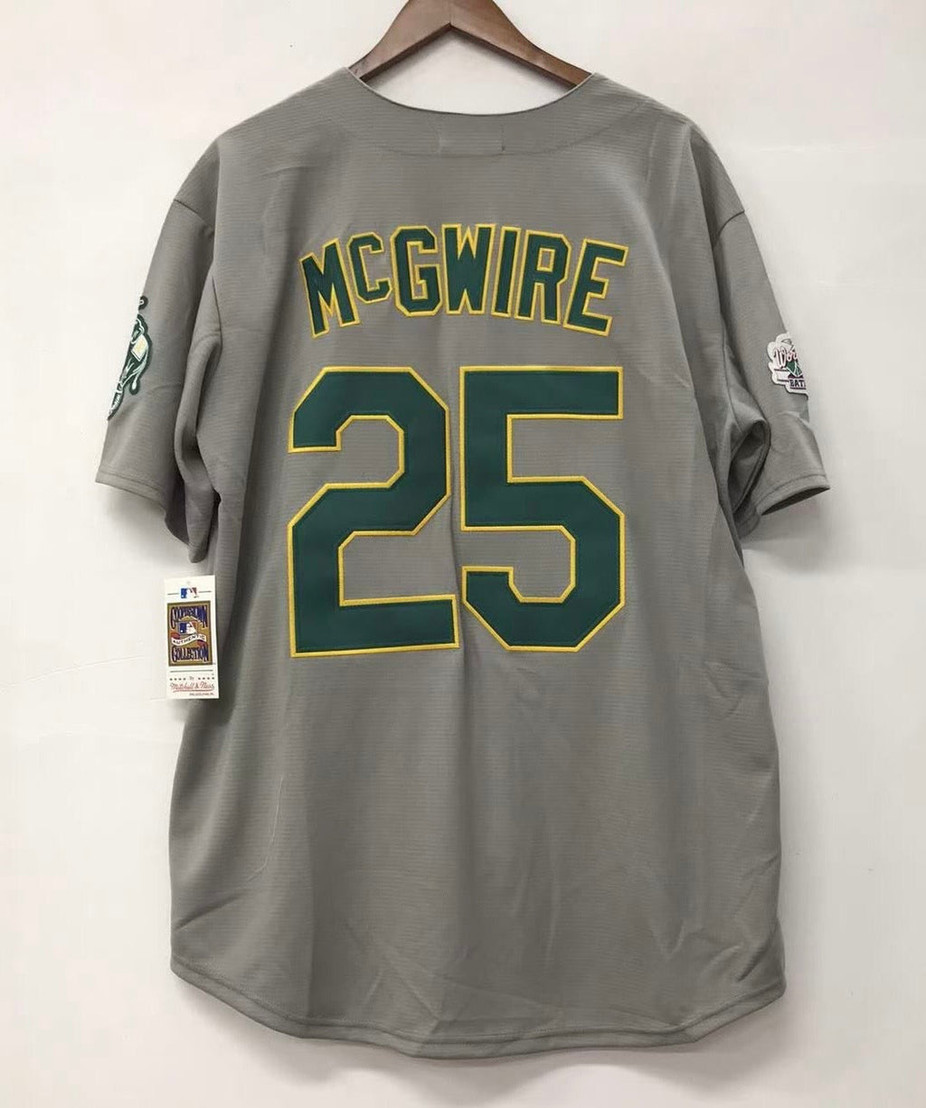 Mark McGwire Oakland A’s Athletics Official MLB Mitchell & Ness Jersey