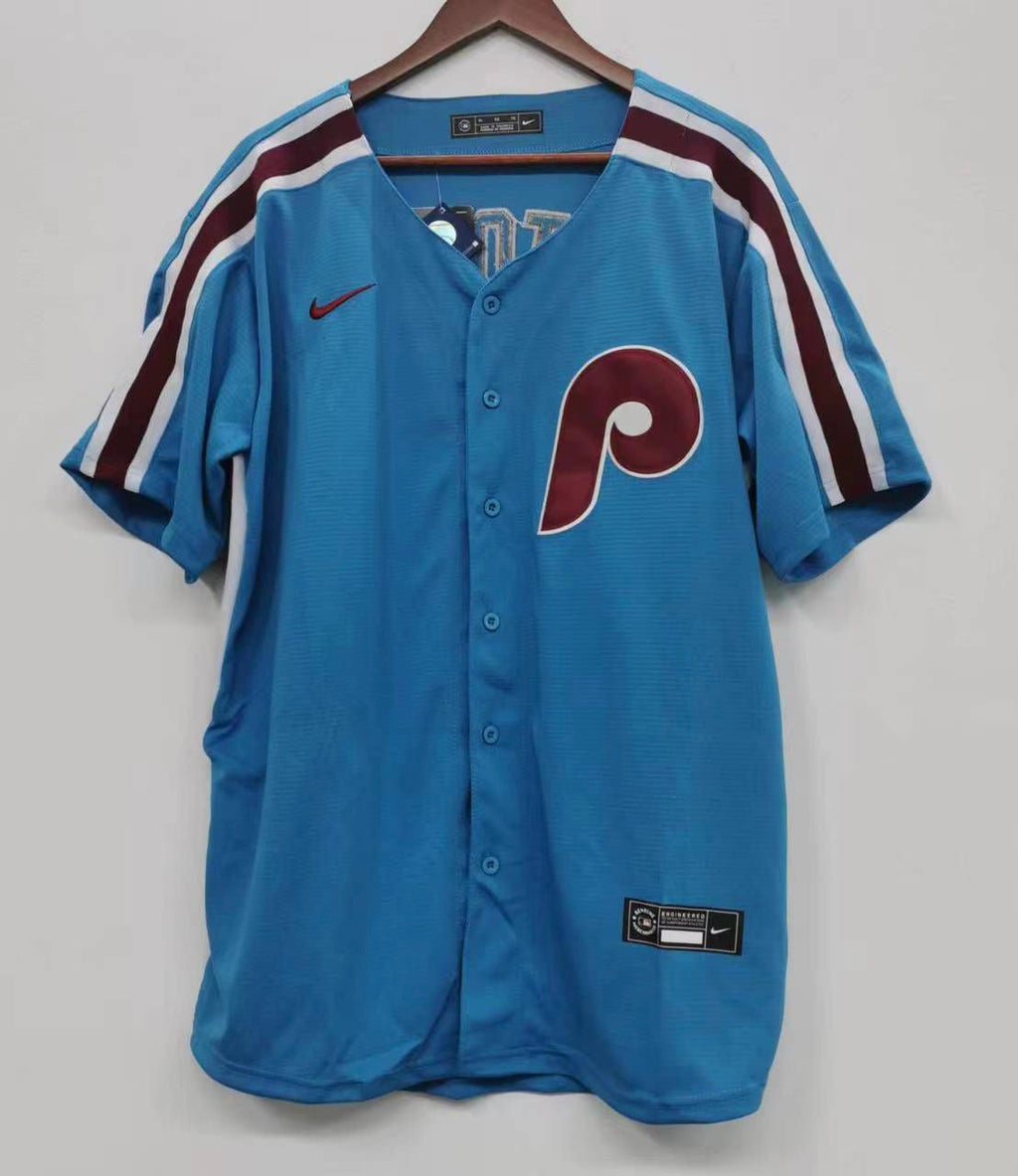 Bryson Stott Philadelphia Phillies Official MLB Nike Jersey blue retro