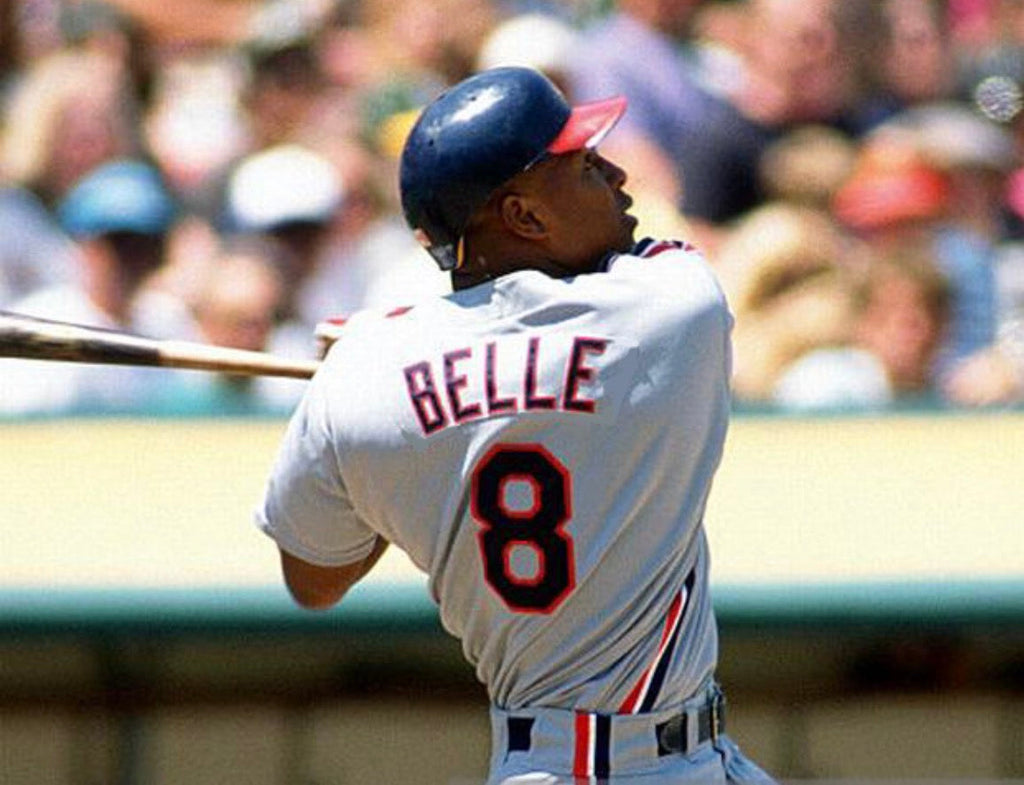 Albert Belle Cleveland Indians Official MLB Majestic 1993  Jersey