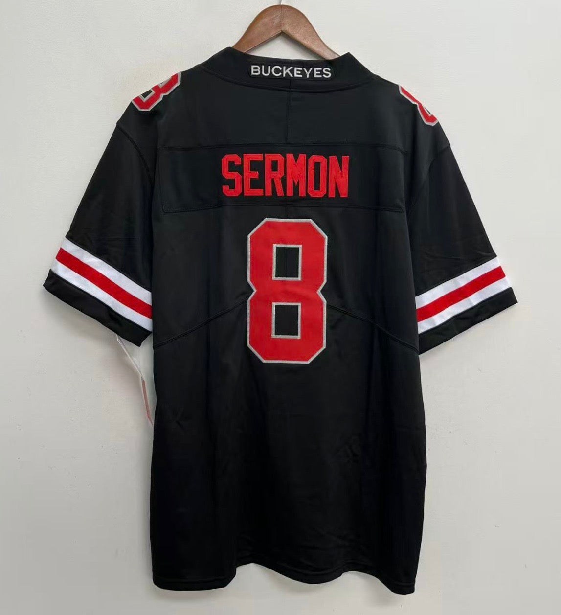 Trey Sermon Ohio State Buckeyes Jersey Black NIKE