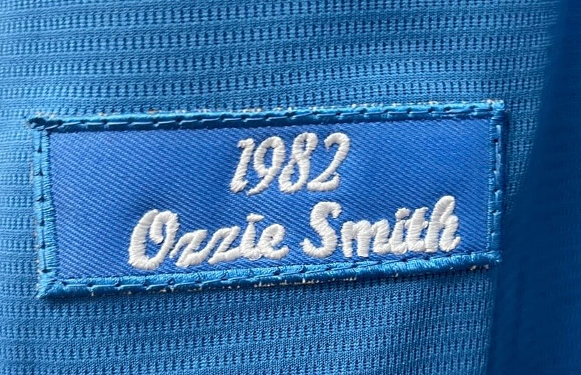 Ozzie Smith St. Louis Cardinals 1982 World Series Mitchell & Ness Jersey