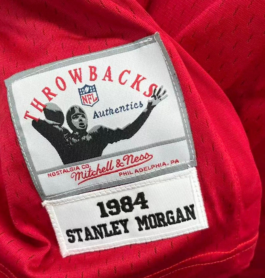 Stanley Morgan 1984 New England Patriots Official NFL Mitchell & Ness Jersey