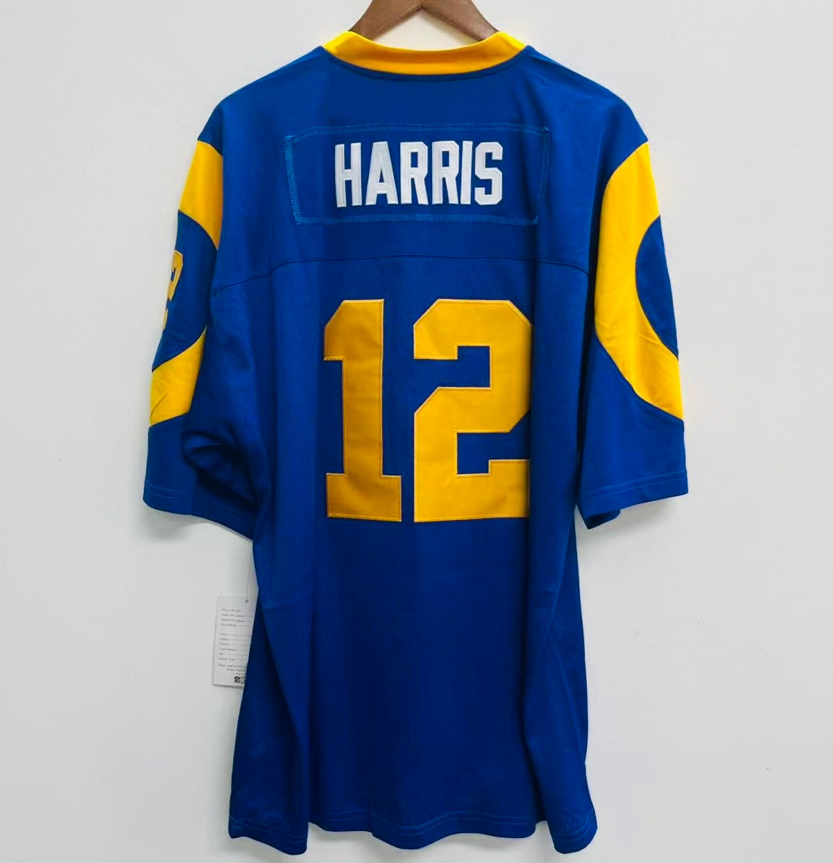 James Harris Los Angeles Rams Official NFL Mitchell & Ness Jersey blue