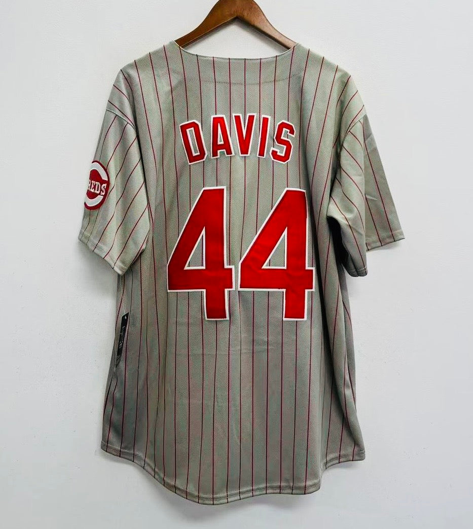 Eric Davis 1996 Cincinnati Reds Official MLB Majestic Jersey