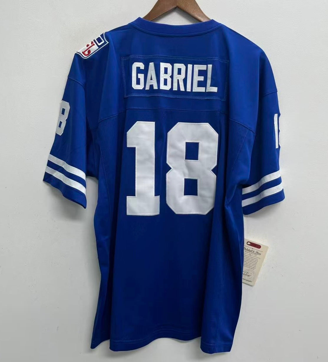 Roman Gabriel 1969 Los Angeles Rams NFL Mitchell & Ness Jersey blue