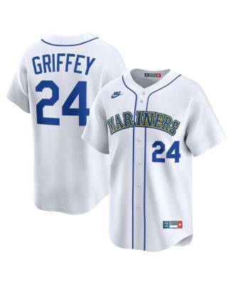 Ken Griffey Jr. YOUTH KIDS Seattle Mariners Official MLB Nike Jersey white