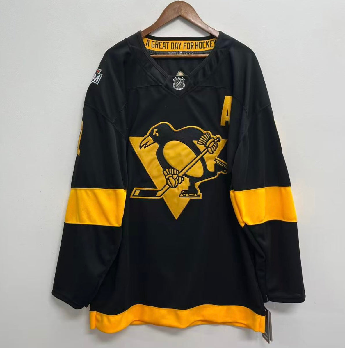 Evgeni Malkin Pittsburgh Penguins Official NHL Adidas Jersey black
