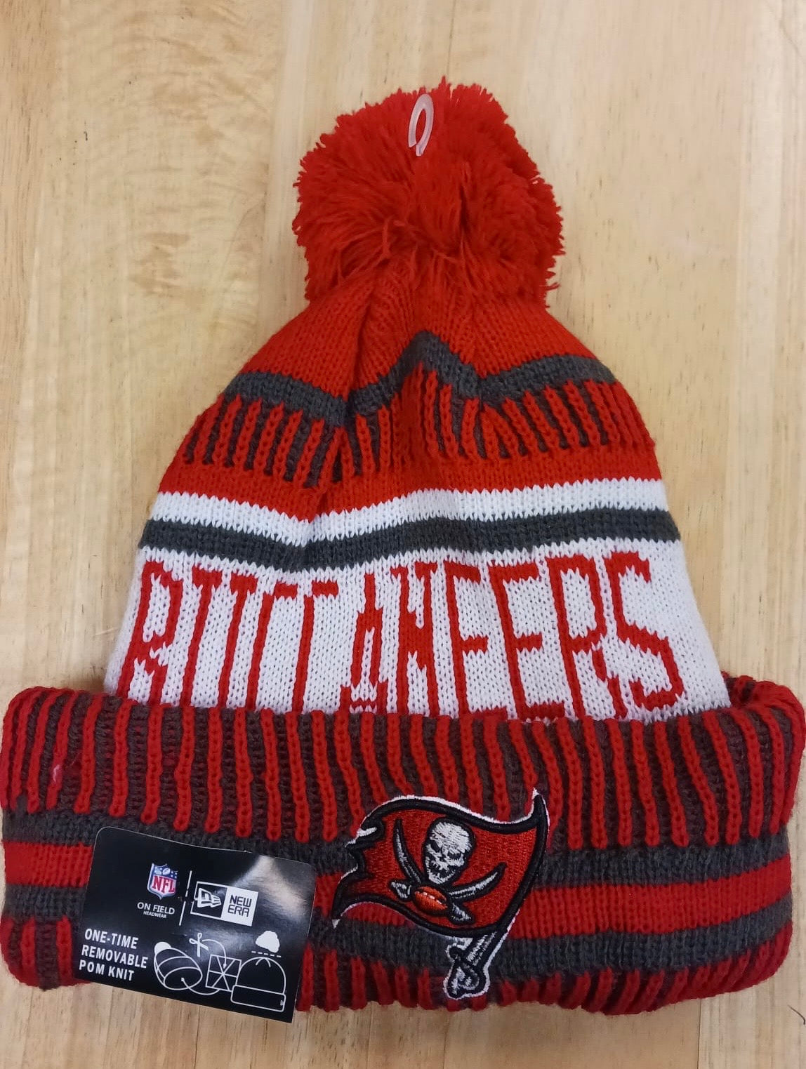 Tampa Bay Buccaneers NFL New Era winter knit Hat with Pom Pom