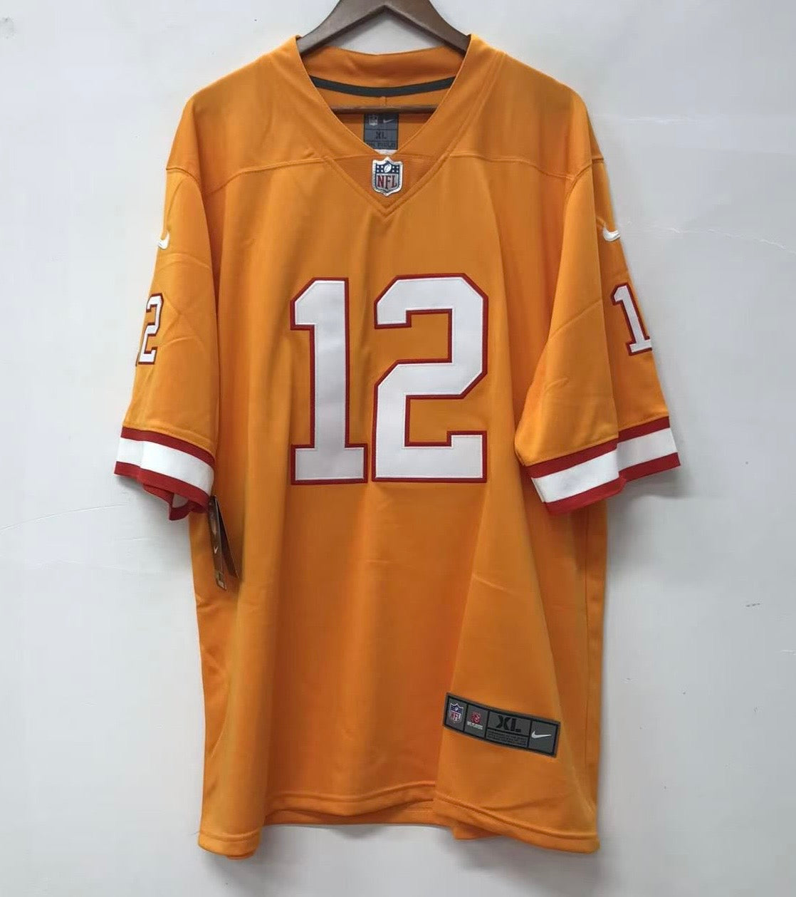 Tom Brady Tampa Bay Buccaneers retro pumpkin throwback Nike Jersey