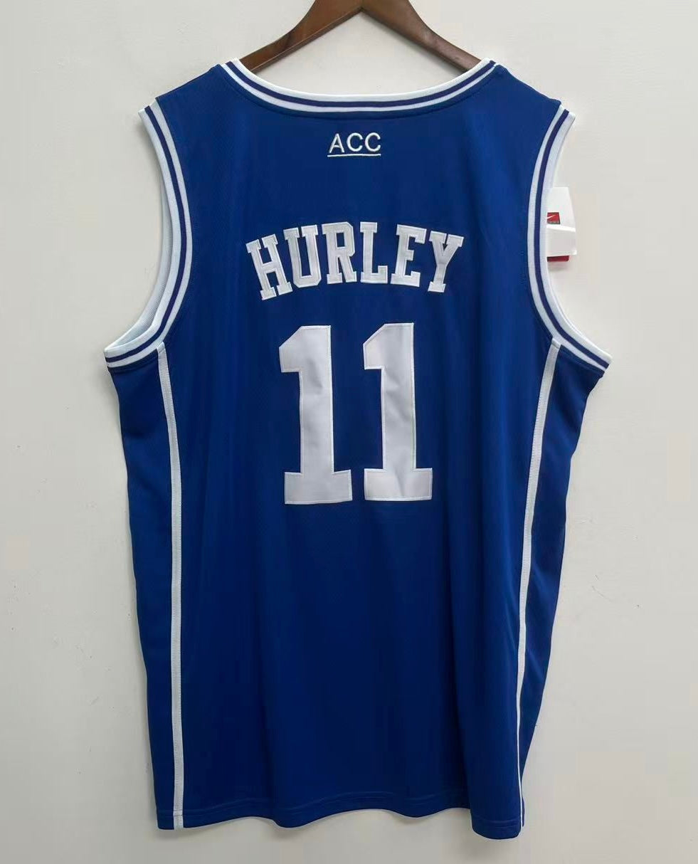 Bobby Hurley Duke Blue Devils NCAA Nike jersey Blue