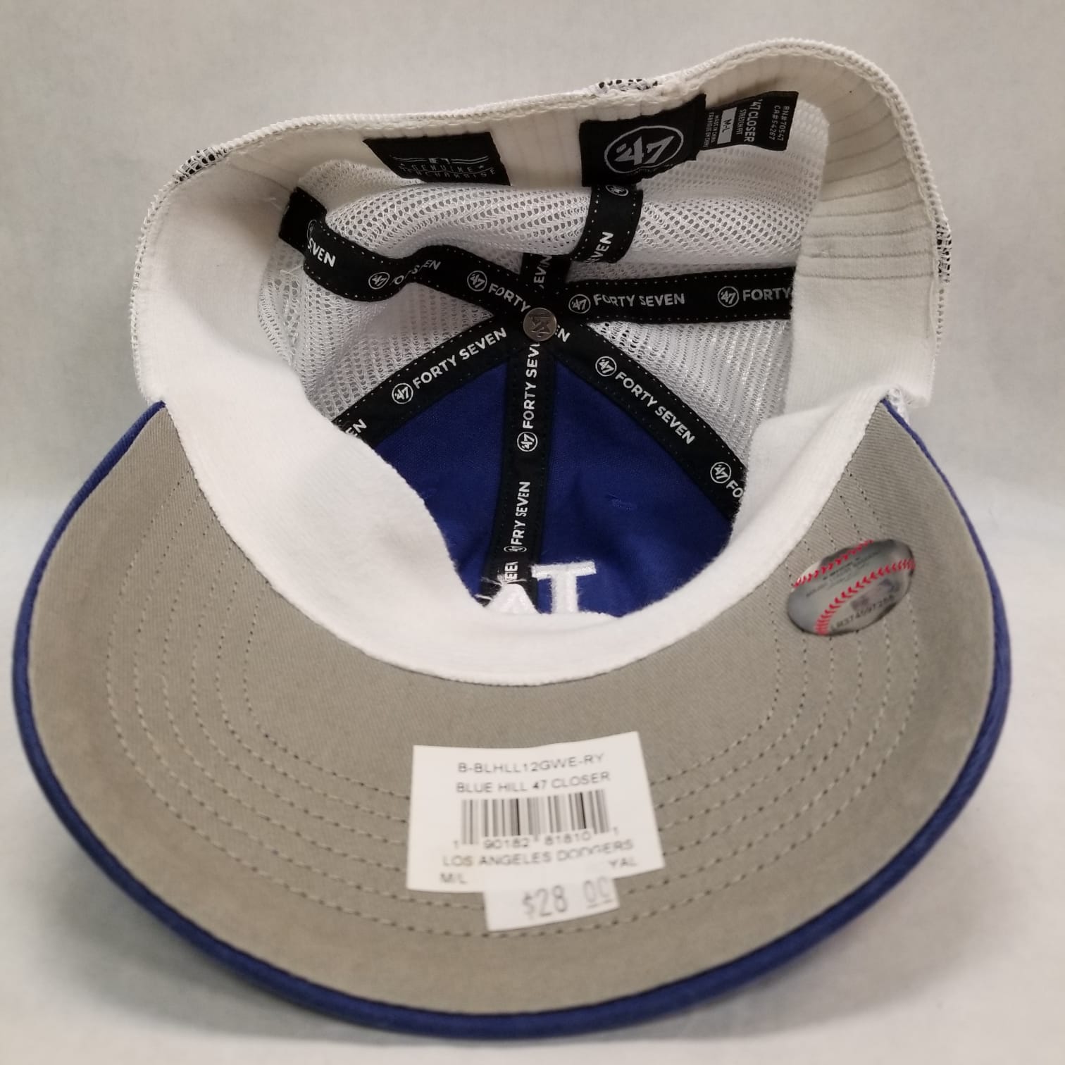 Los Angeles Dodgers 47 brand stretch fit hat