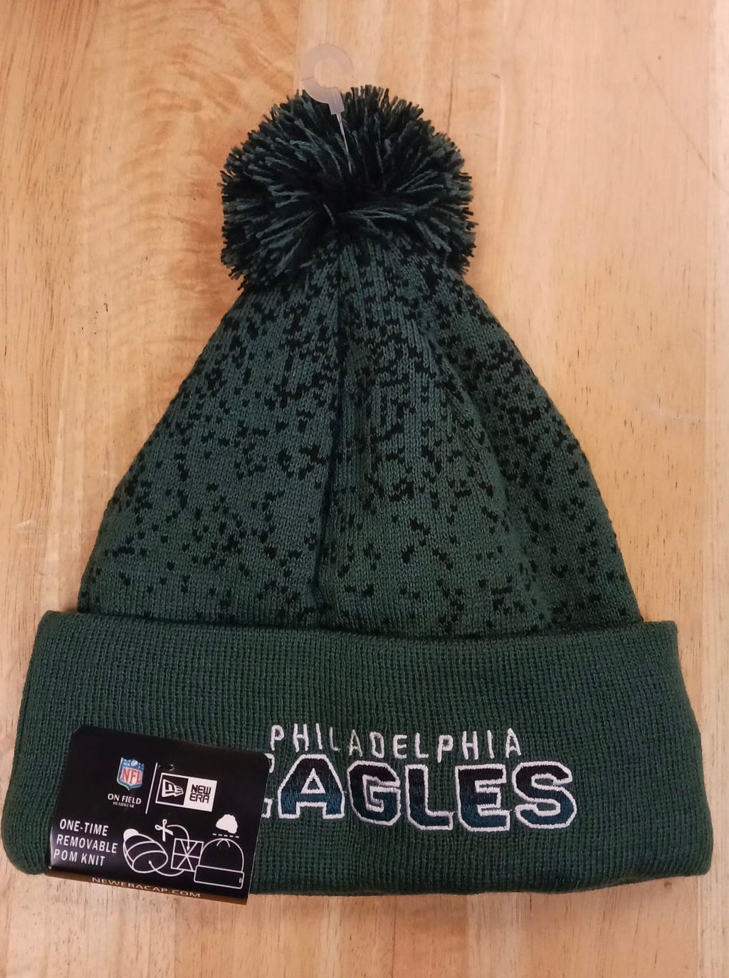 Philadelphia Eagles NFL New Era winter knit Hat with Pom Pom