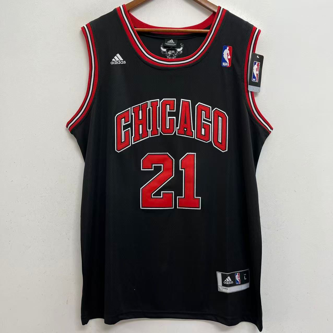 Jimmy Butler Chicago Bulls  Official NBA Adidas Jersey Black