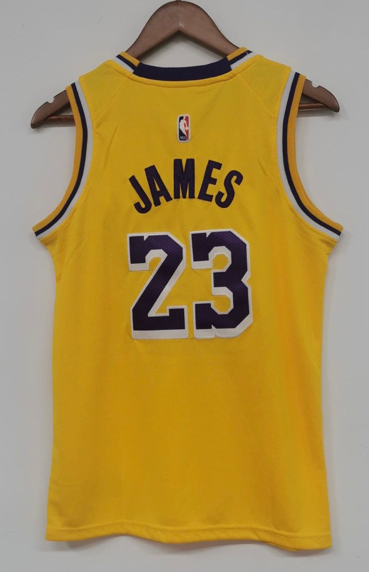 Lebron James Los Angeles Lakers Jersey yellow #23